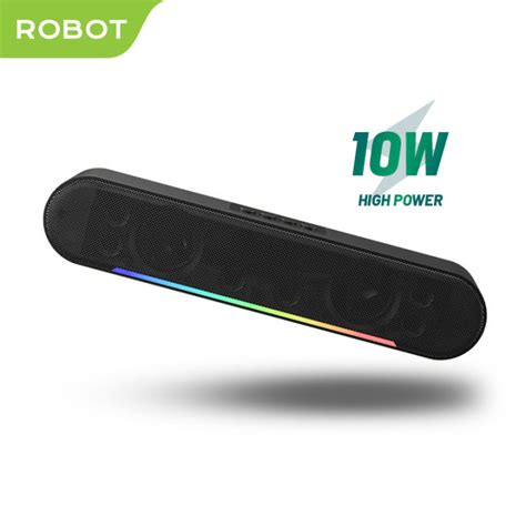 ROBOT Bluetooth Speaker RB290 Speaker Komputer RGB Dua Speaker 10W ...