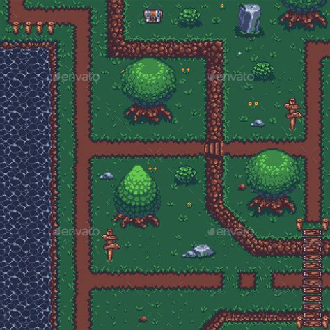 Grass Tileset Pixel Art Topdown In 2019 Pixel Art Games Pixel Images