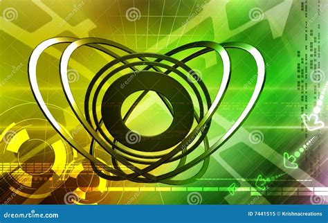 emission  rays stock illustration illustration  digit