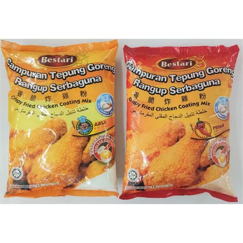 Bestari Crispy Fried Chicken Coating Mix 1kg Shopee Malaysia