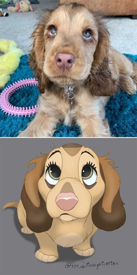 Amazing Illustrator “Disneyfies” Peoples’ Dogs Into Disney Characters