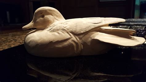 The Wooden Bird Hand Carved Decorative Ducks And Waterfowl Decoy