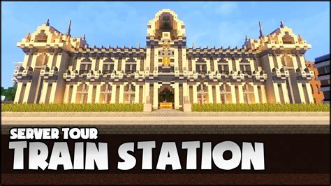 Minecraft Train Station Youtube