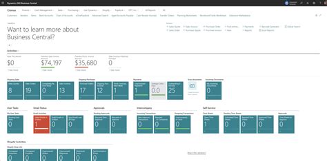 Microsoft Dynamics 365 For Business Central OTT Inc Minnesota