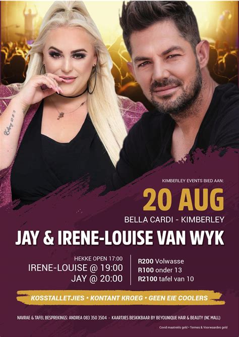 Jay And Irene Louise Van Wyk Bella Cardi • Kimberley Portal