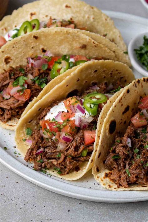 Mexican Shredded Beef Tacos Stephanie Kay Nutrition