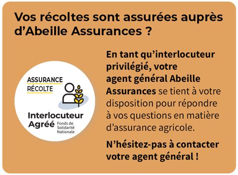 Assurance R Coltes Nouveau Dispositif Abeille Assurances