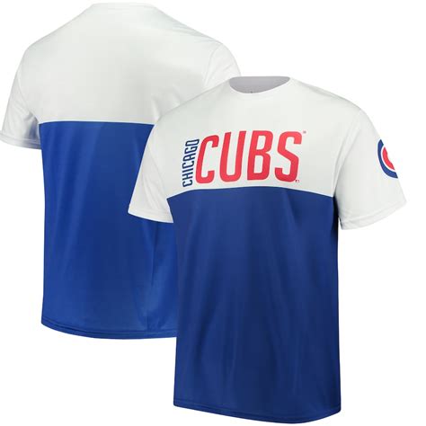 Mens Chicago Cubs Royal Colorblock Sublimated T Shirt