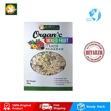 Health Paradise Organic Mixed Fruit Muesli 400gm Shopee Malaysia