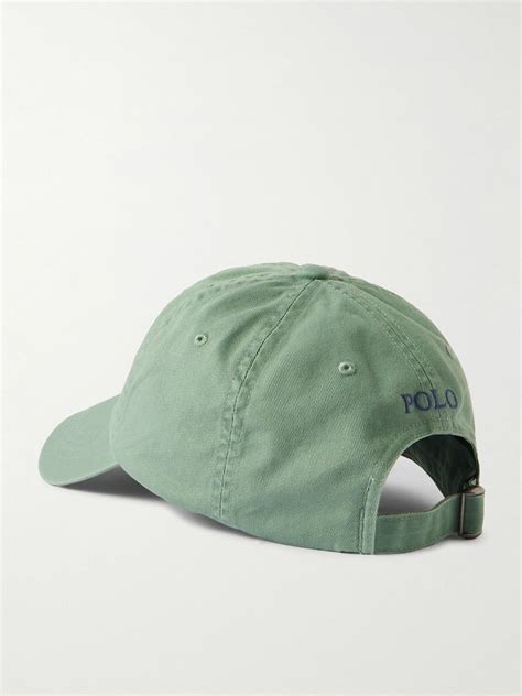 Polo Ralph Lauren Logo Embroidered Cotton Twill Baseball Cap Polo