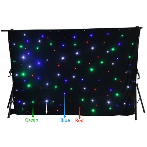 Led Star Curtain Rgbw Light For Stage Backdrop Dmx512 Control Star