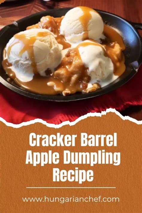 Cracker Barrel Apple Dumpling Recipe