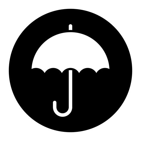 Umbrella Vector Icon 554514 Vector Art At Vecteezy