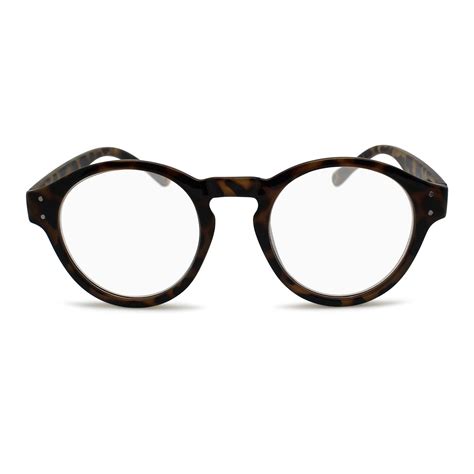 Classic Round Retro Smart Reading Glasses for Men & Women- 2SeeLife