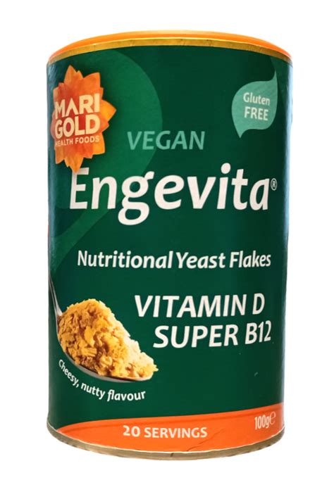 Engevita Yeast Flakes D B12 Płatki Drożdżowe 100g Marigold