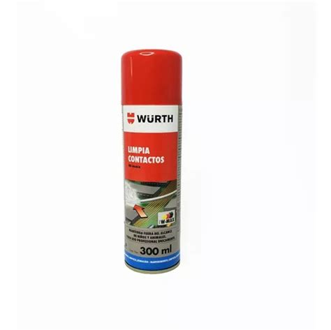 Limpia Contactos Eléctronicos Y Eléctricos Würth Spray 300ml