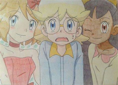 My Top 3 Characters♥♥♥1 Clemont 2 Serena And 3 Iris Pokemon Memes Pokemon 3 Characters