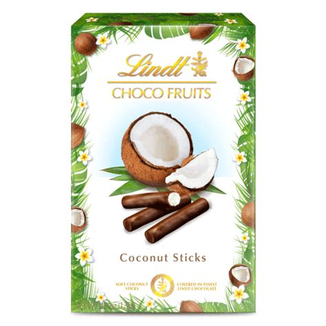 Lindt Coconut Sticks 125g Lindt Shop Uk