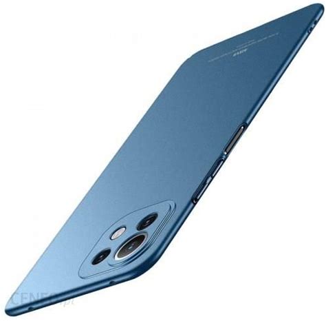 Msvii Etui Xiaomi Mi 11 Lite Matowe Niebieskie 6923878208245 Etui