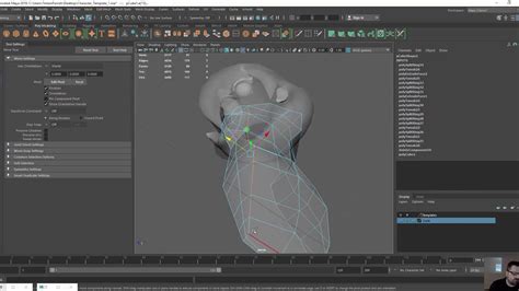 Tutorial Low Poly Character Modeling In Maya Part Youtube