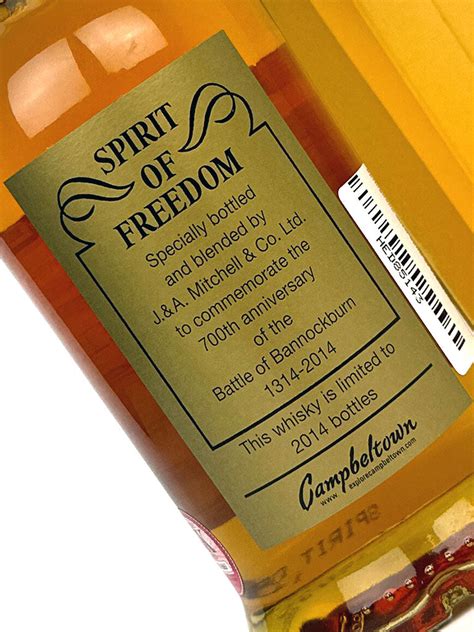 Spirit Of Freedom 30 Year Old The Whisky Source