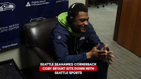 Video Seattle Seahawks Cb Coby Bryant Talks Expectations For 23