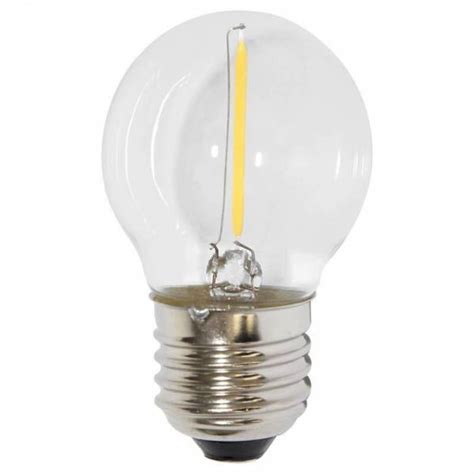 Ampoule Guinguette Plastique Transparent W Filament Led Culot E