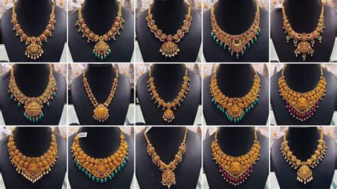 Southindia Jewellers Nakshi Necklaces Designs Nakshi Kundan Models