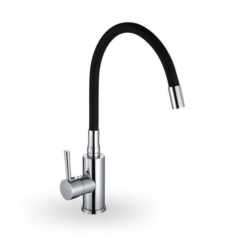 Torneira Cozinha Flexível Misturador Monocomando Gourmet Preta Luxo