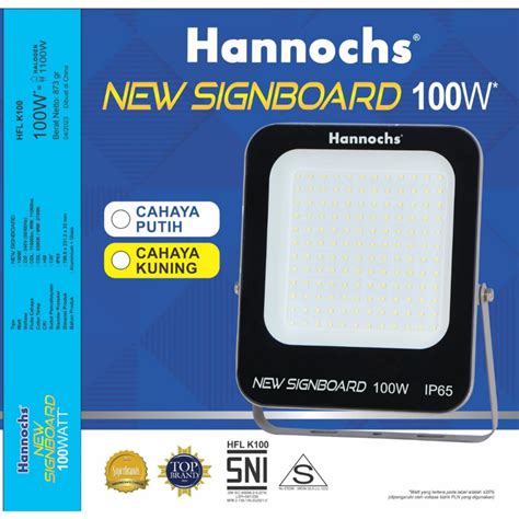 Jual Lampu Sorot Hannochs W Led Sorot Hannoch New Signboard W