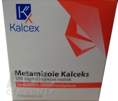 Metamizole Kalceks Mg Ml Injek N Roztok Adc Sk