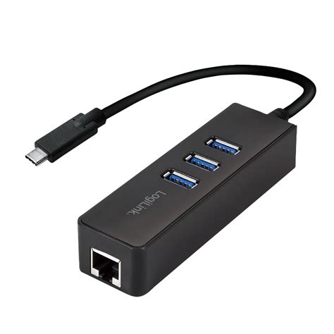 Adaptateur Usb Type C Vers Rj45 Hub Usb 30 Logilink Ua0283