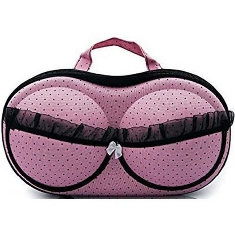 Fabric Printed Bra Lingerie Travel Bag For Girls Zipper At Piece In Surat