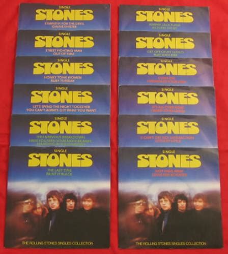 The Rolling Stones Single Stones The Stones Singles Collection 1 12 Uk 7 Vinyl Single 7 Inch