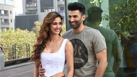 Disha Patani And Aditya Roy Kapur Clicked At Malang Promotions