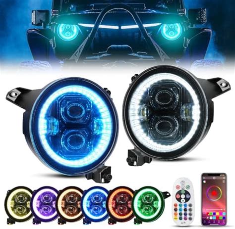 Amazon Bunker Indust Inch Led Headlights For Jeep