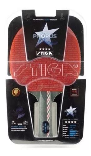 Raqueta Tenis De Mesa Ping Pong Stiga Propus 4 Estrellas Cuotas Sin