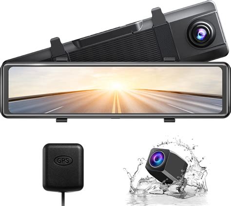 Akaso Dl12 25k Mirror Dash Cam Voice Control 12 Touch