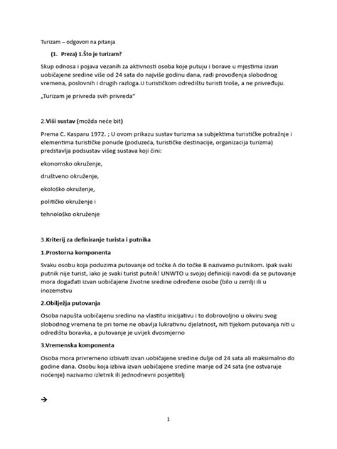 Turizam Pdf