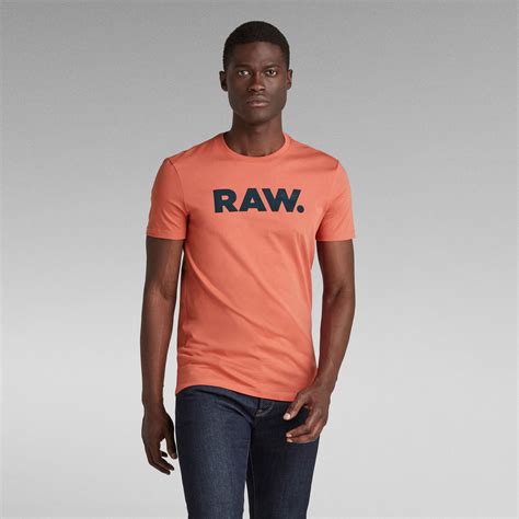 RAW Slim T Shirt Red G Star RAW