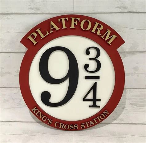 Printable Platform Sign