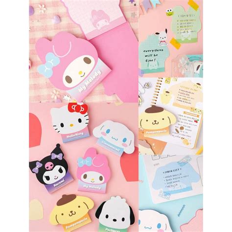 Jual Sticky Note Memo Notes Sobek Lucu Bentuk Melody Kuromi Pompurin