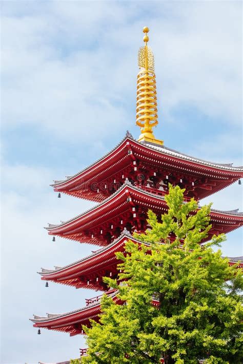 Sensoji Temple In Tokyo Japan Stock Image Image Of Religion Park