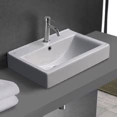 CeraStyle 069400 U D By Nameek S Mona Drop In Sink In Ceramic Modern