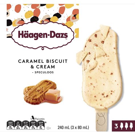 Haagen Dazs Caramel Biscuit Cream Ice Cream Pack Woolworths