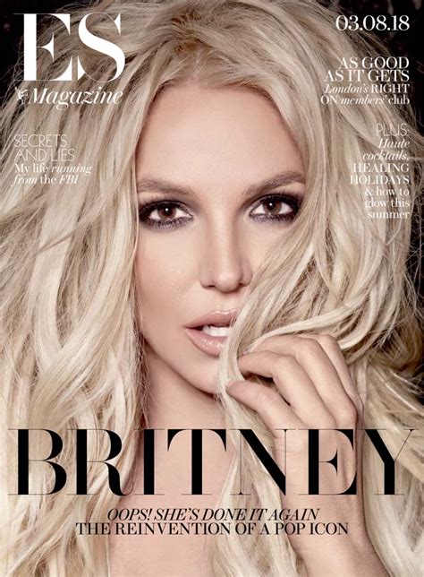 Piece Of Me Britney Spears Photo Cover Interview Uk Es Magazine August Yourcelebritymagazines