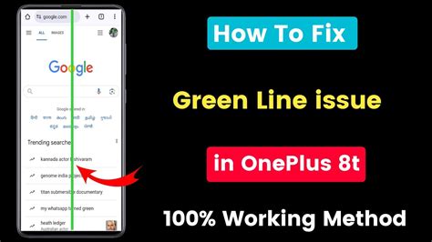 How To Fix Green Line On Oneplus 8t Oneplus 8t Green Line On Screen