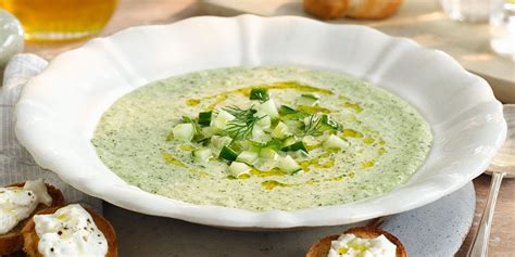 Chilled Cucumber Soup Summer Recipes