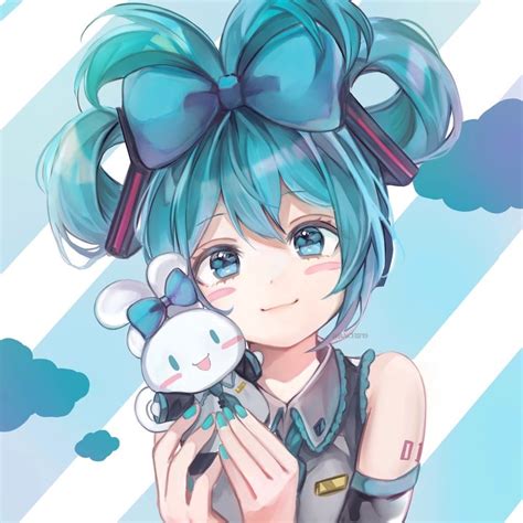 Hatsune Miku Cinnamoroll And Cinnamiku Vocaloid And 1 More Drawn By