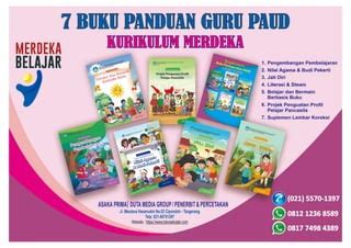 Buku Panduan Guru PAUD Kurikulum Merdeka 2024 PPT